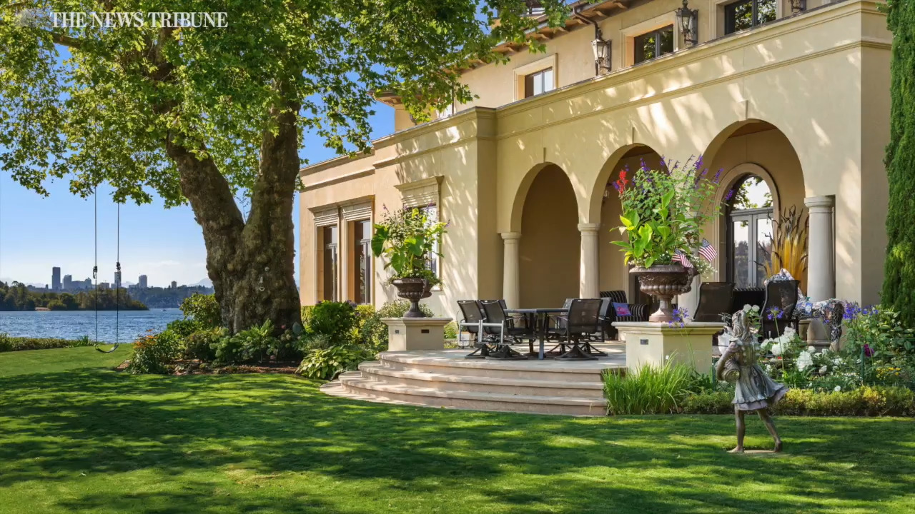 See waterfront neoclassical chateau near Seattle that sold for $22.5 million