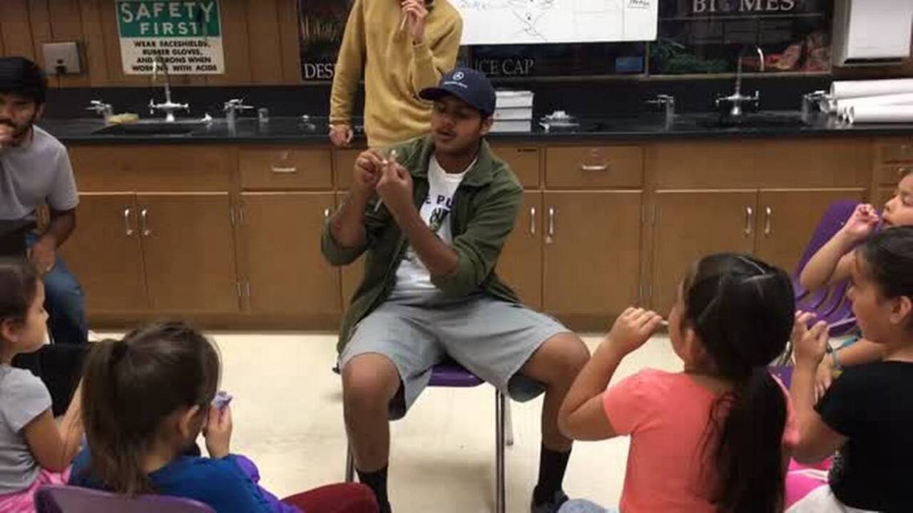 Livingston kids get a hands-on science lesson