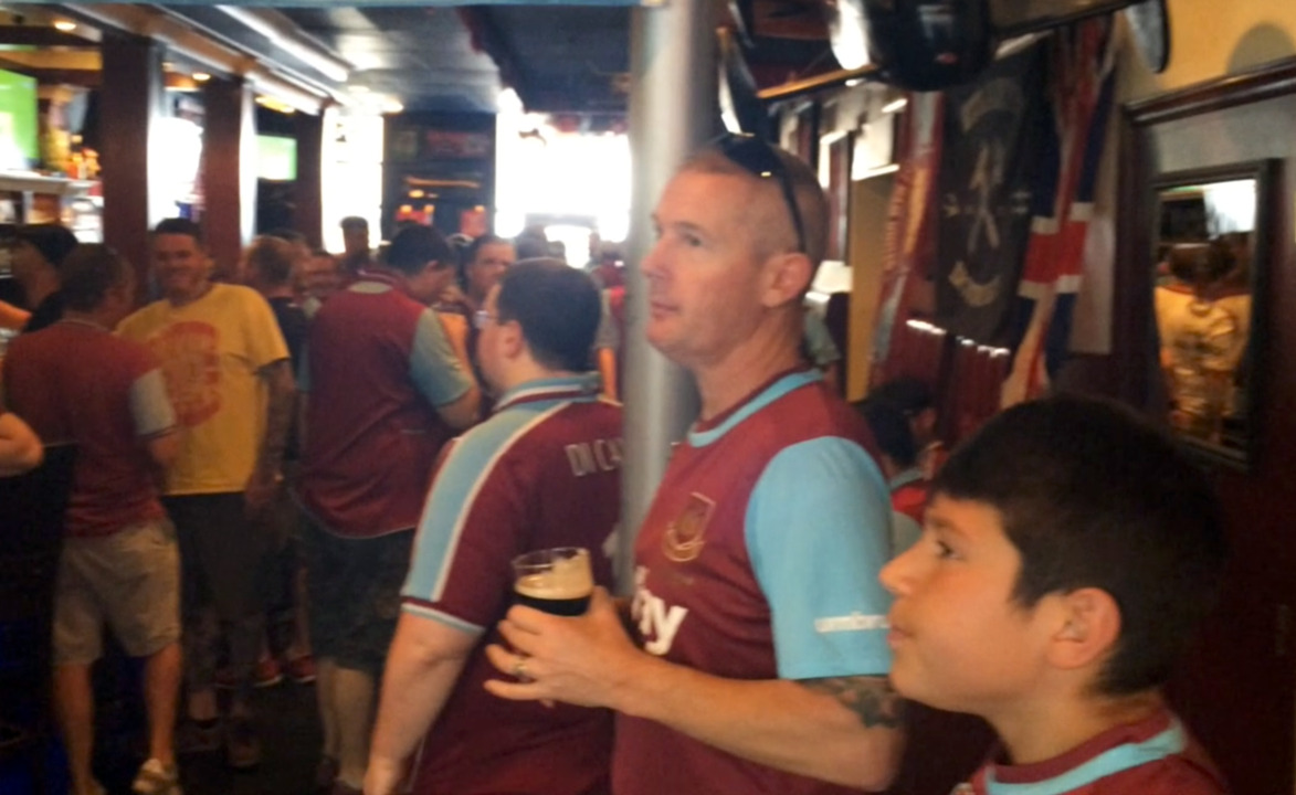 West Ham fans find Raleigh soccer oasis