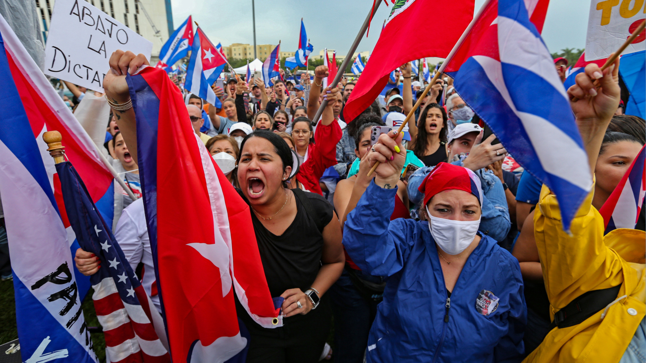 ‘Prayer is our only armor’: Cuba protests calling on U.S. intervention continue in Miami