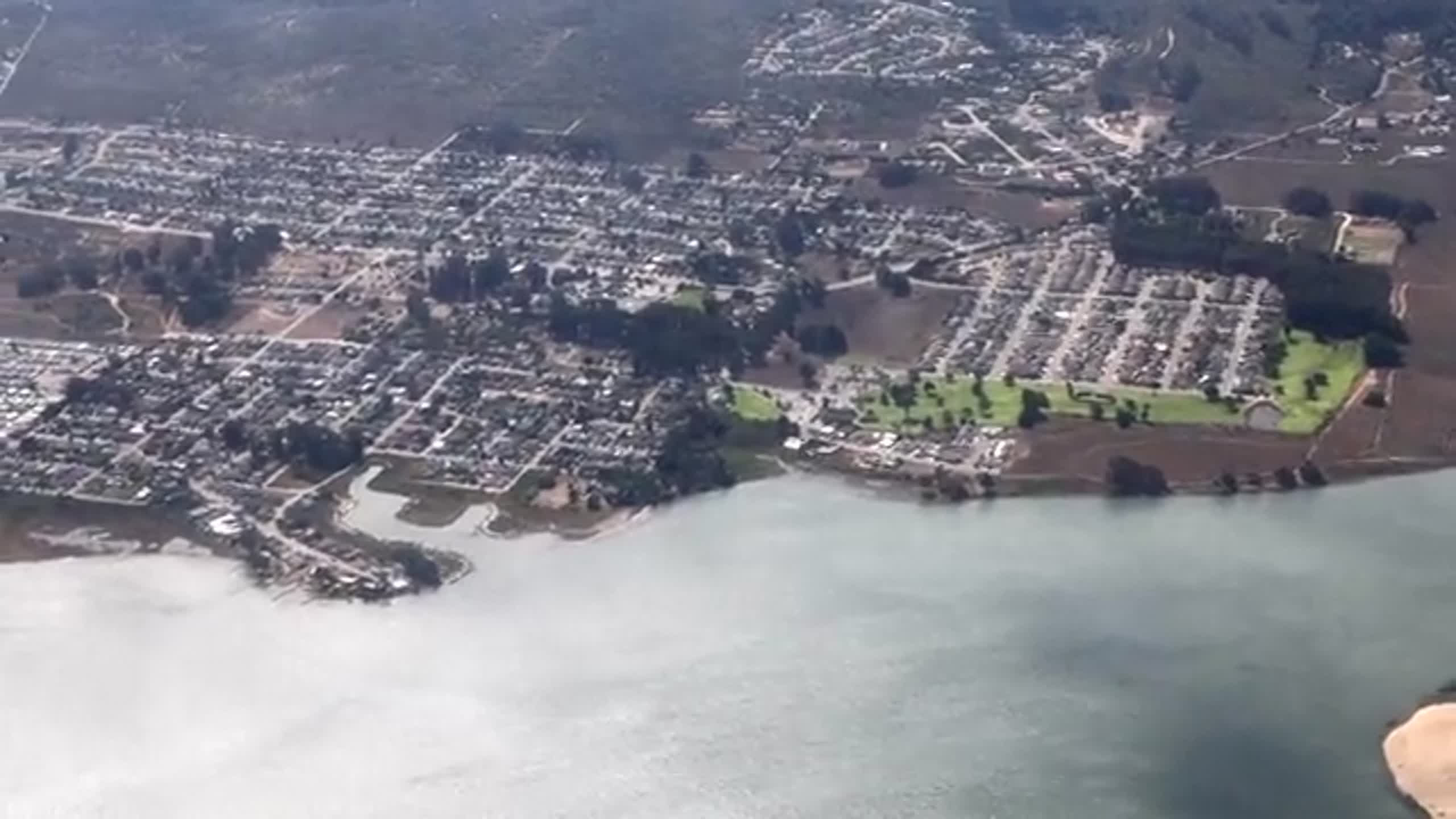 Fly over SLO County bordering the Chumash Marine Sanctuary