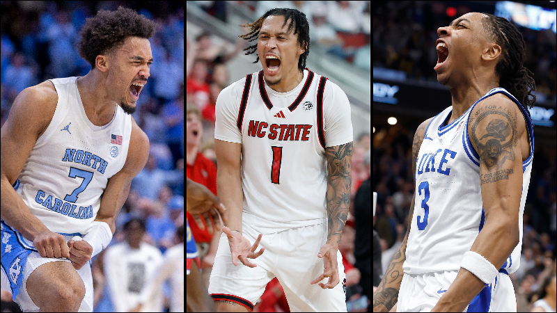 Where do UNC, NC State and Duke stand in NCAA Tournament bracketology?