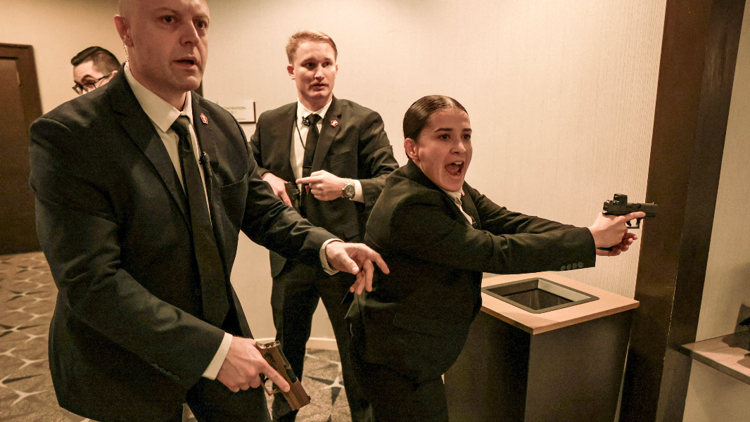 President Trump rushed off stage after shots fired at Correspondents Dinner