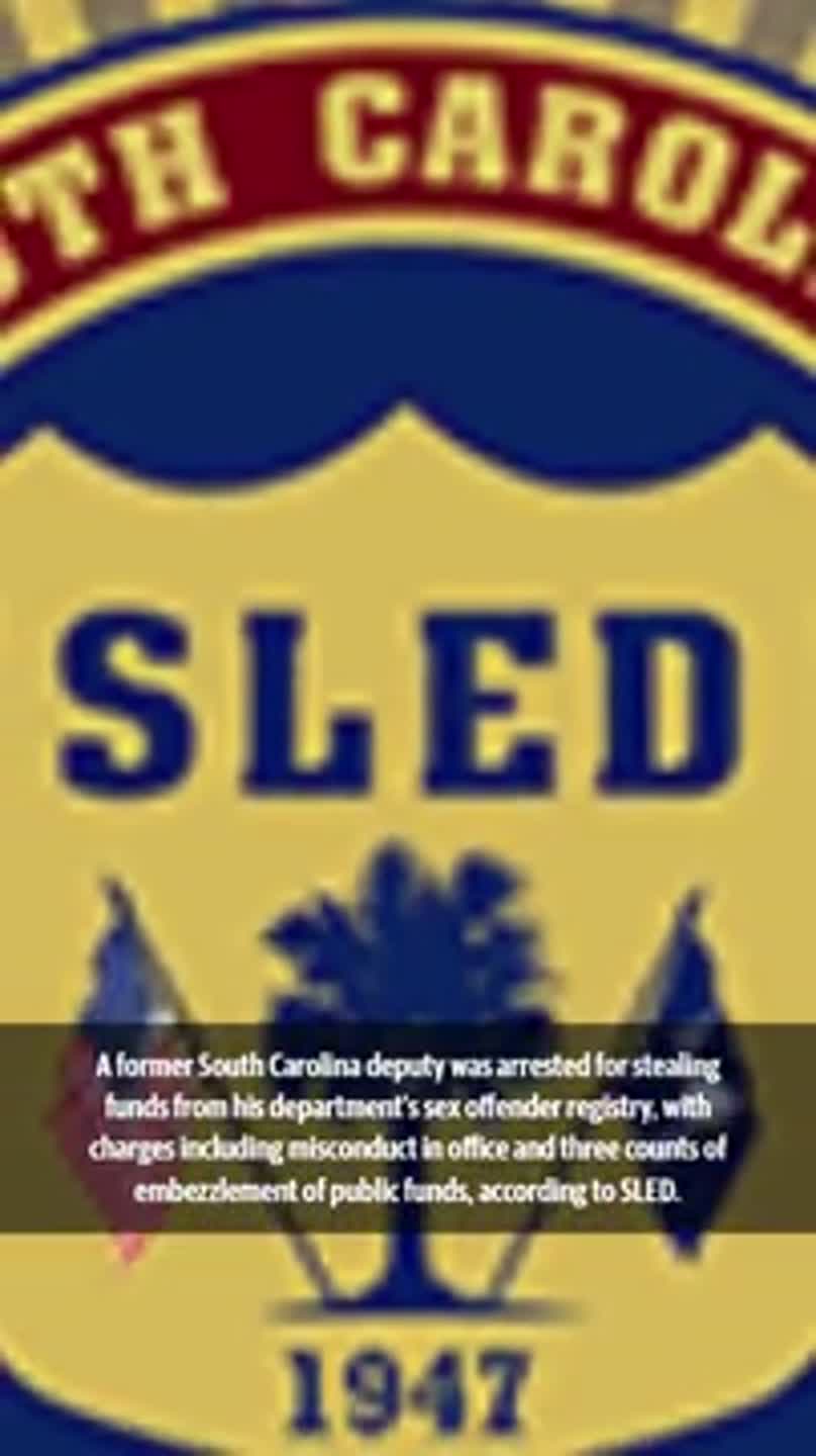SC deputy charged for taking money from sex offender registry