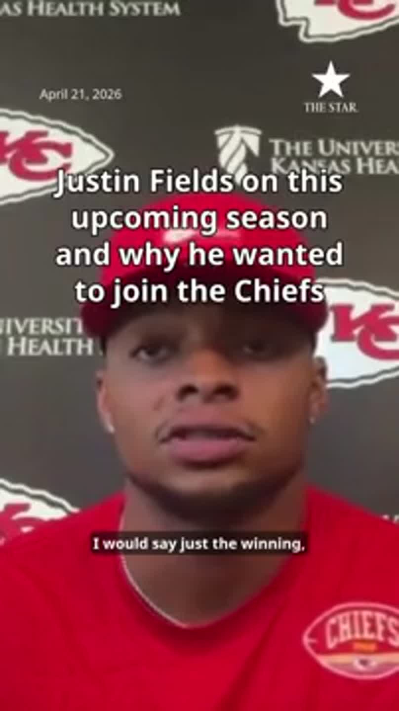 Justin Fields on this upcoming season and why he wanted to join the Chiefs