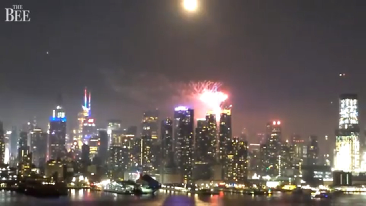 Watch the Macy’s fireworks finale launched from Empire State Building