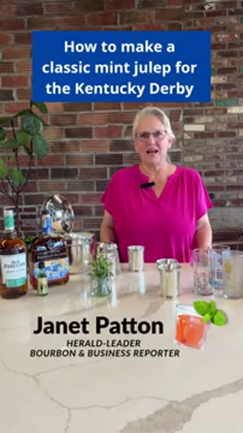 Here's how to make a mint julep for the Kentucky Derby
