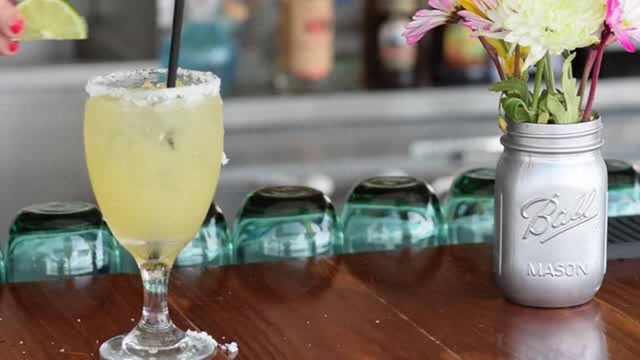 Make your very own Kickin' Cucumber Chili Margarita to add a little kick to your drink
