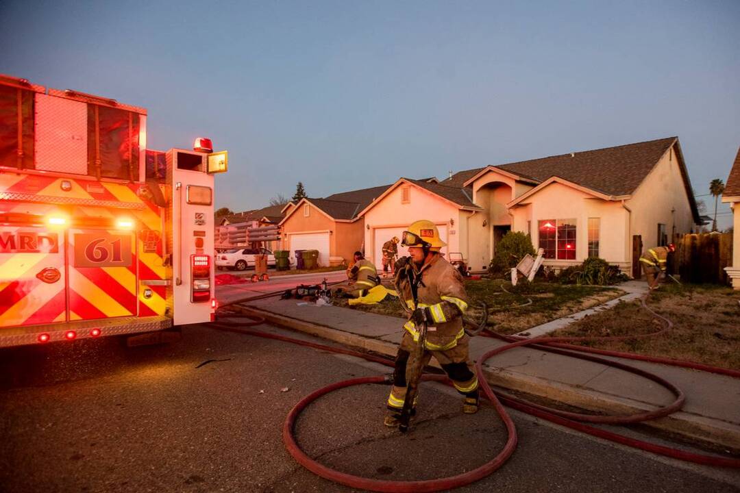 Firefighters revive one dog after two others perish in house fire that ...