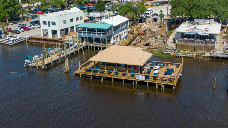 A waterfront tiki bar and marina is opening in Little River, SC. Take a look at the new development.