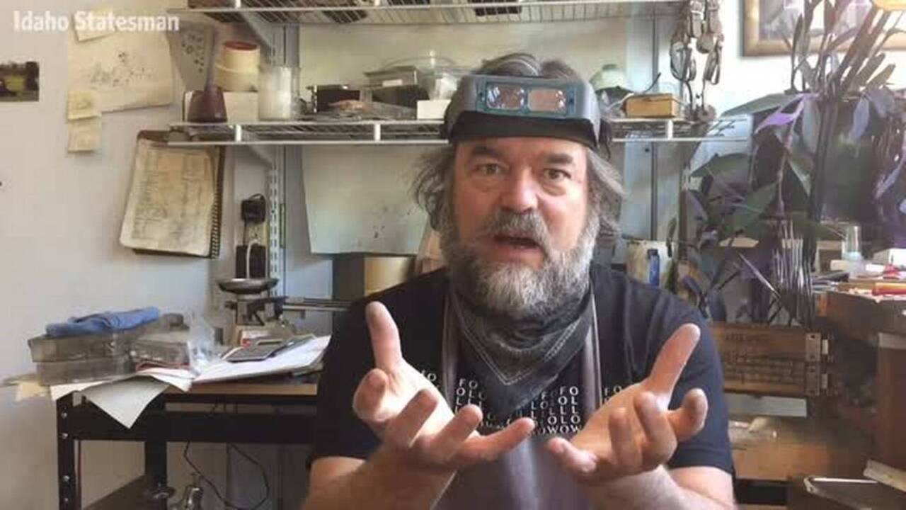 The Art of Jewelry: Boise jewelry artist Mike Rogers creates jewelry in blaze of fire