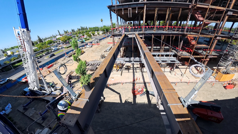 Final beam ceremony at Modesto cancer center