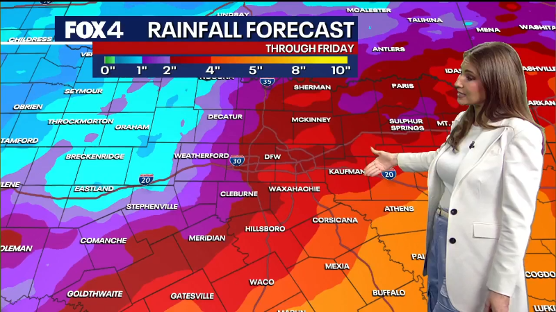 Dallas Weather: May 18 noon forecast