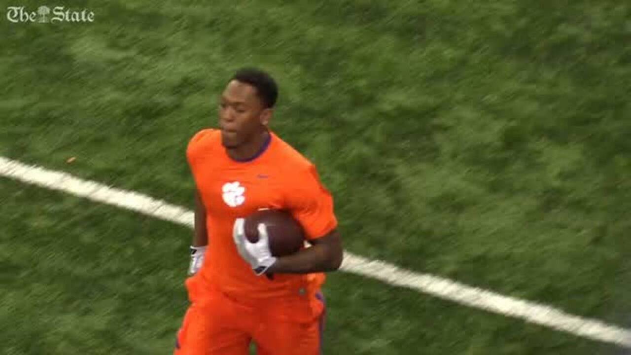 Wayne Gallman worked out for NFL scouts