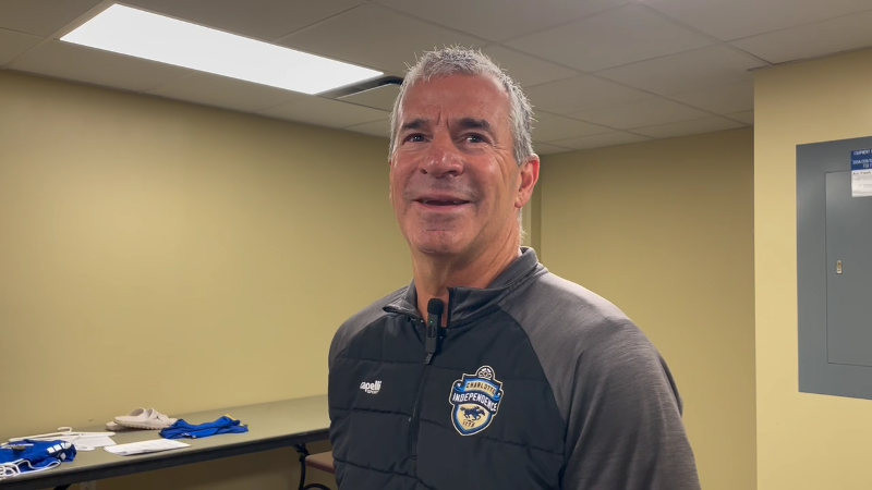 Charlotte Independence coach Mike Jeffries excited to begin Year 10