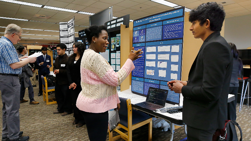 Students debate AI benefits in projects at 71st Mid-Columbia Science fair
