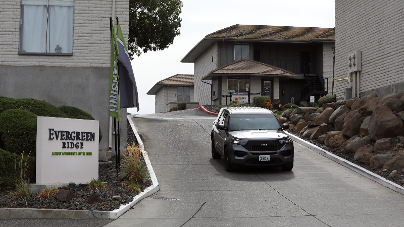Scene of Richland police death investigation