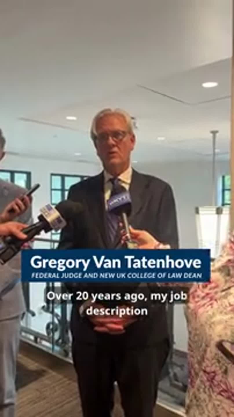 Judge Gregory Van Tatenhove says he will be nonpartisan as dean at UK