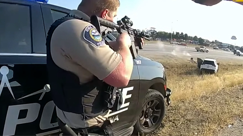Ada sheriff’s deputy chasing an e-bike ran a stop sign and crashed, claim says
