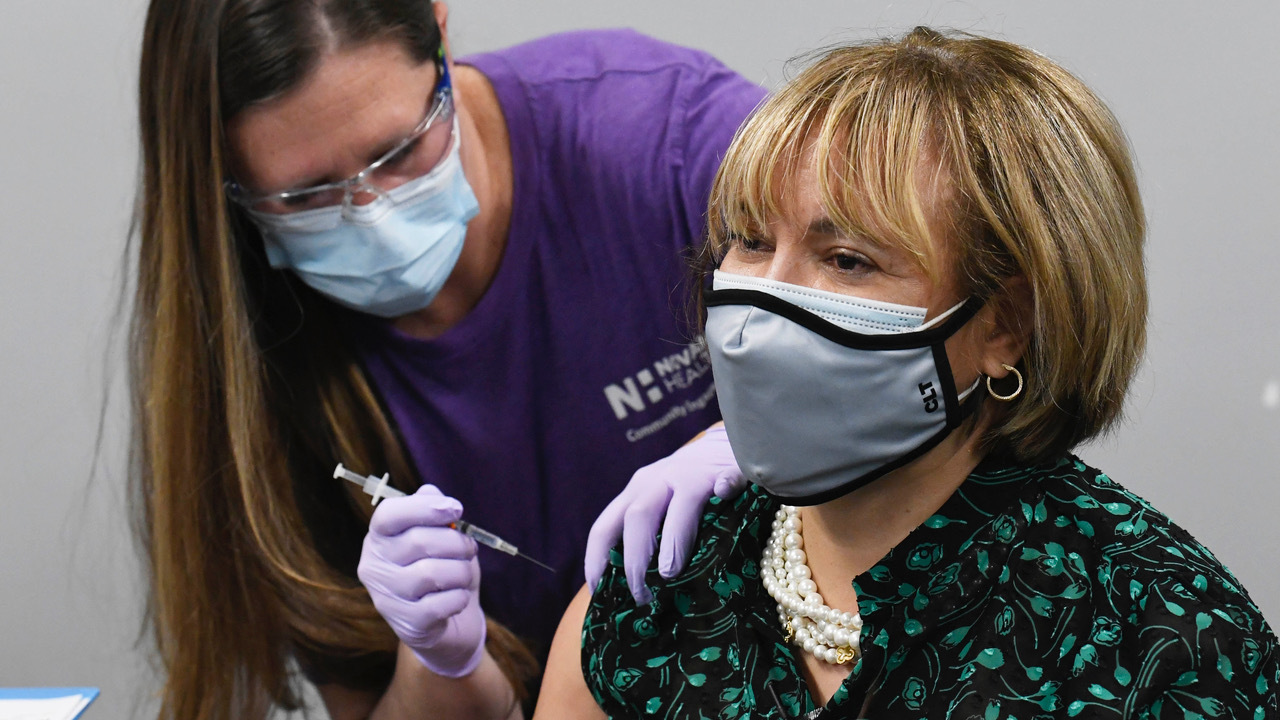 Charlotte Mayor Vi Lyles receives first COVID-19 vaccination shot