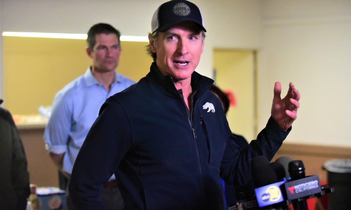 Gov. Newsom tours flooded areas of Merced County, as  Biden approves federal relief