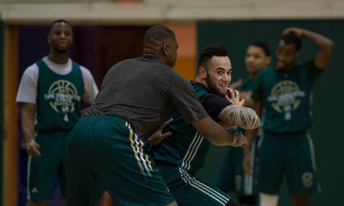 Sac State guard Izayah Mauriohooho-Le'afa pronounces his name and explains its roots