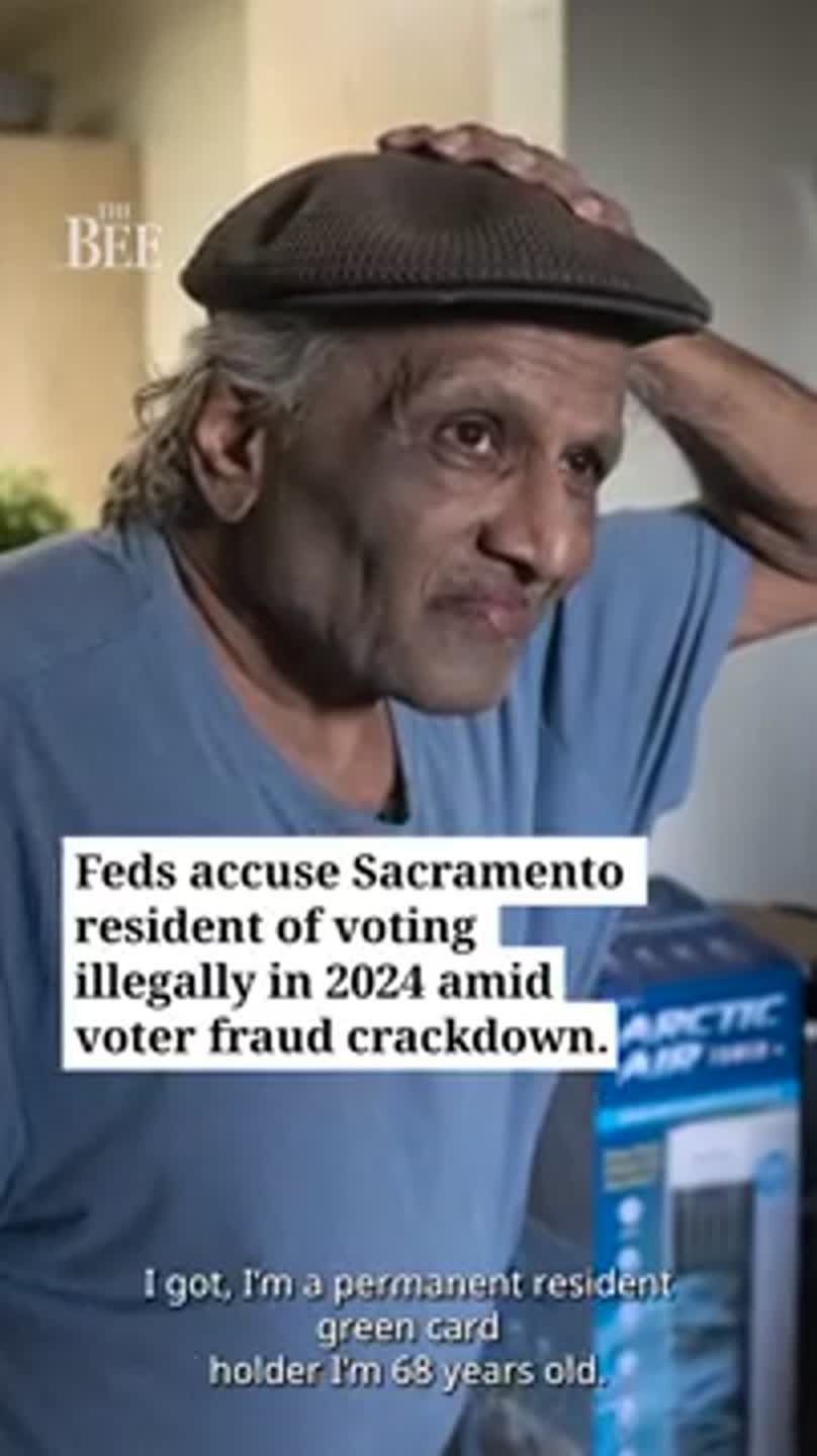 Meet Sacramento man accused of voting illegally amid federal voter fraud crackdown (Video)