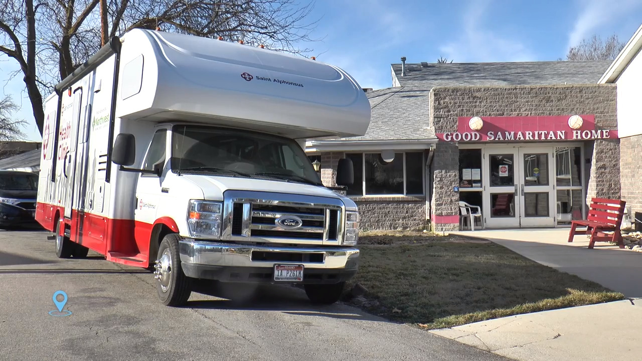 Saint Alphonsus mobile clinic delivers COVID-19 vaccine to Good Samaritan Home