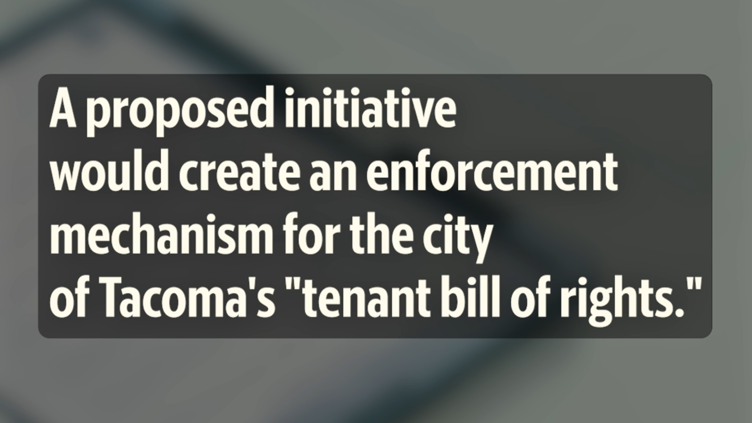 Billion-dollar Seattle firm donates big money to fight Tacoma rental initiative