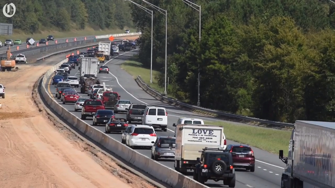 Why are crashes spiking on I-485 near Rea Road?