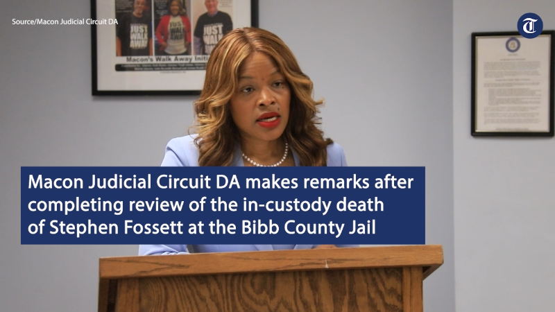 Macon DA concludes no criminal charges in Bibb County jail death (Video ...