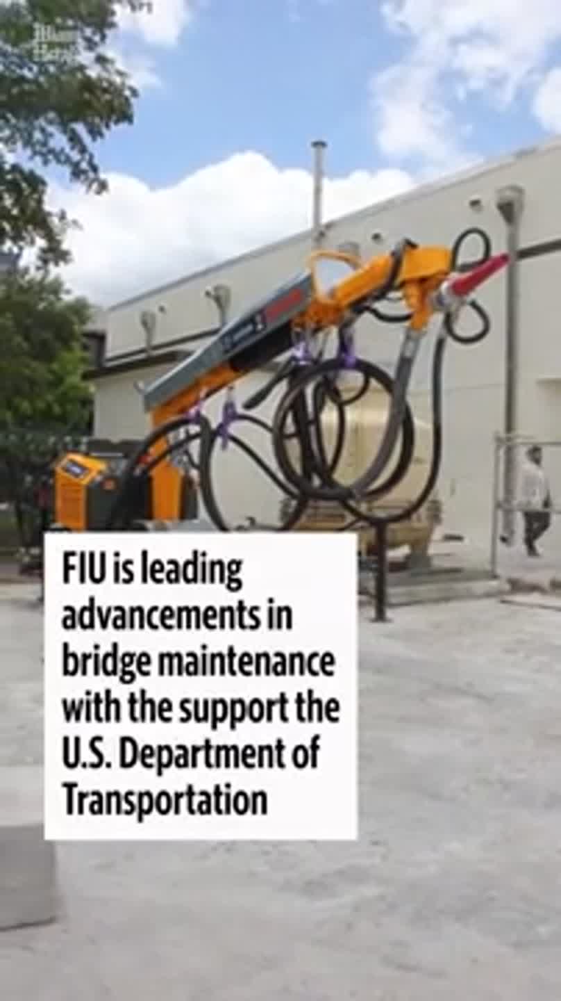 FIU develops new methods to support bridge maintenance (Video)