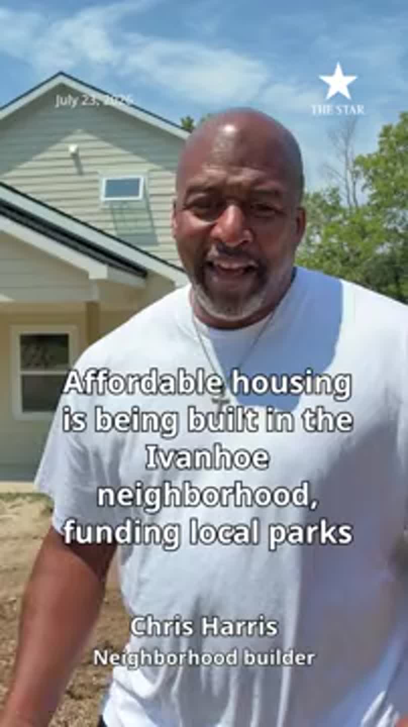 Ivanhoe new affordable housing is being built by entrepreneur, Chris Harris