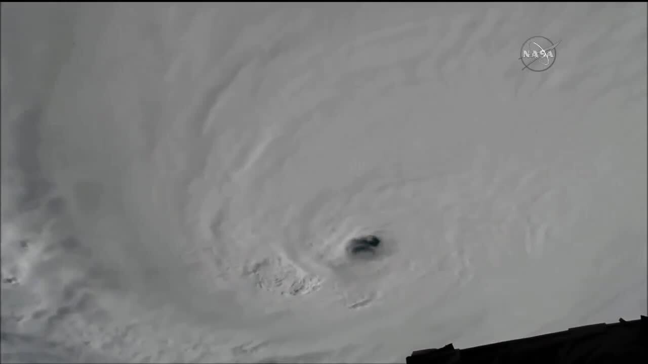 See Hurricane Matthew from the International Space Station