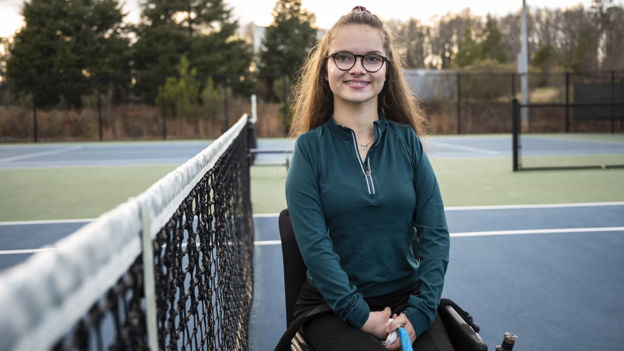 Gaila Fosbinder is a force behind the tennis racket