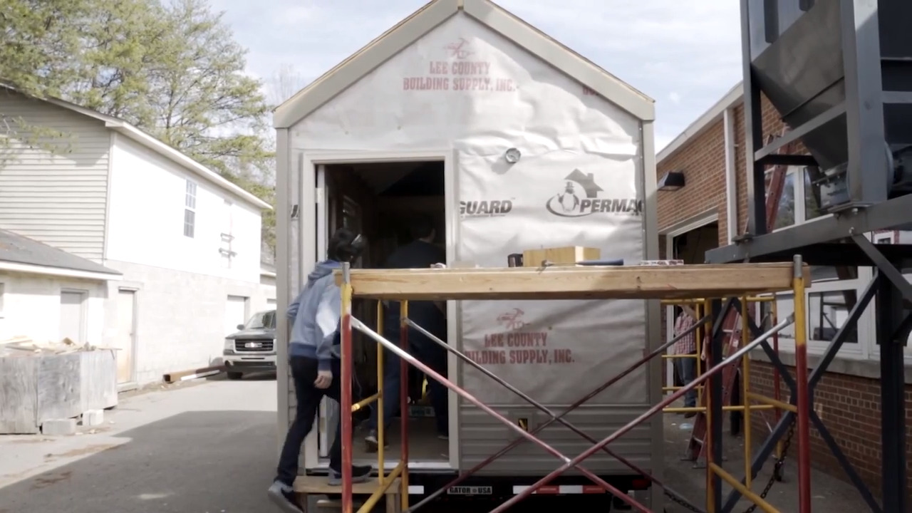 These Kentucky students want to sell you these trendy, clever tiny houses they made