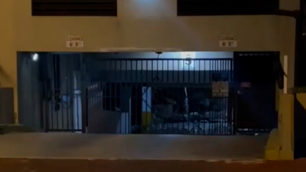 Video appears to show rubble in garage, water gushing just before Surfside condo collapse