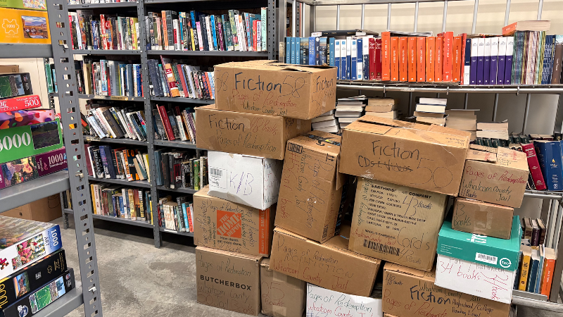 Why 762 books were given to Whatcom County Jail