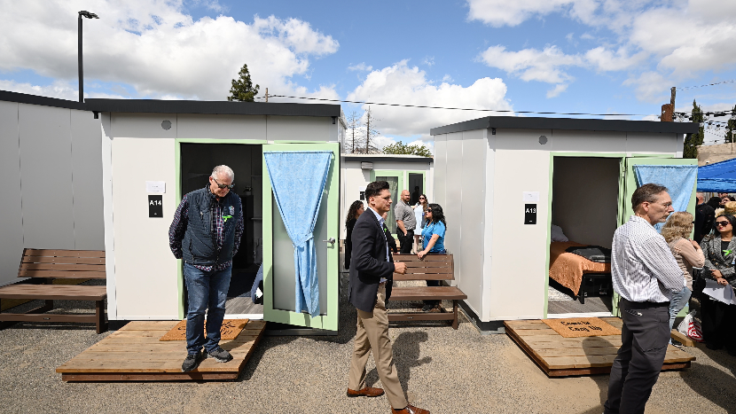Dignity Village opens in Modesto with 42 tiny homes. A place to stop the downhill slide
