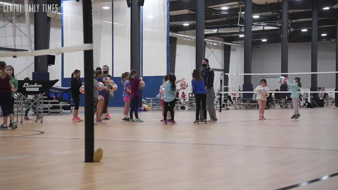 A look at the courts at the Nittany Valley Sports Centre when they opened in 2021