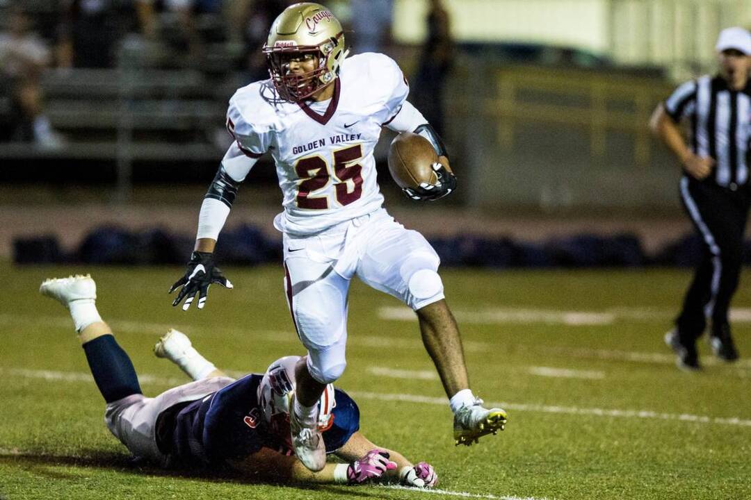 Golden Valley's Montanez breaks rushing record