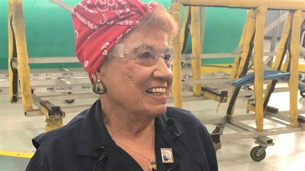 ‘Rosie the Riveter’ returns to factory for first time since WWII