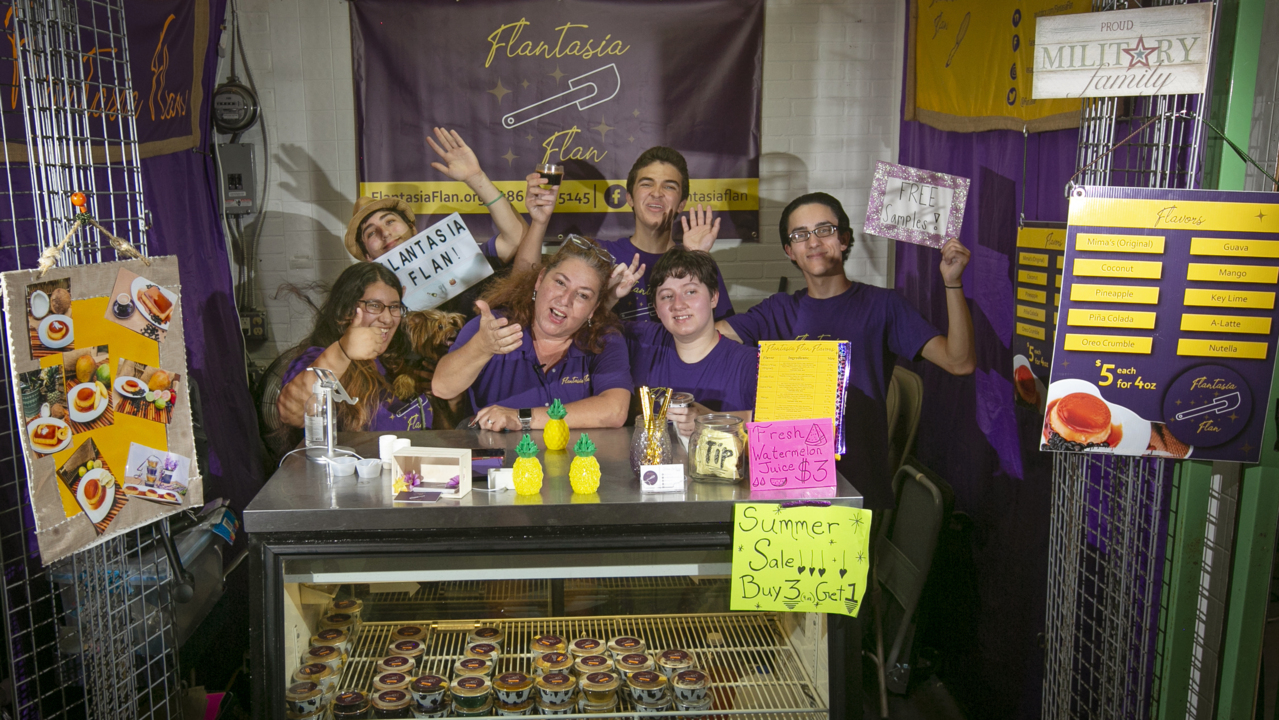 Jobless mom created ‘Flantasia Flan’ to give opportunities to young adults with disabilities