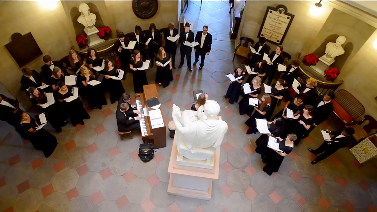Millbrook chorus opens holiday festivities at State Capitol