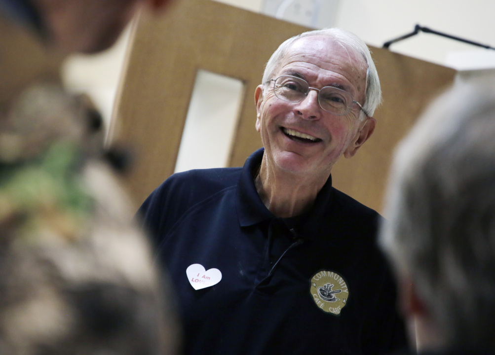 ‘An hour of peace and good food.’ Don Murfin simply wants to feed people for free