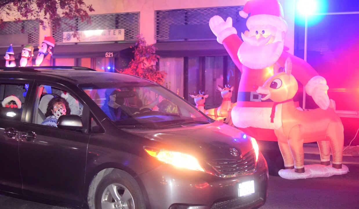 Merced’s ‘reverse’ Christmas parade brings holiday cheer amid tough times during pandemic