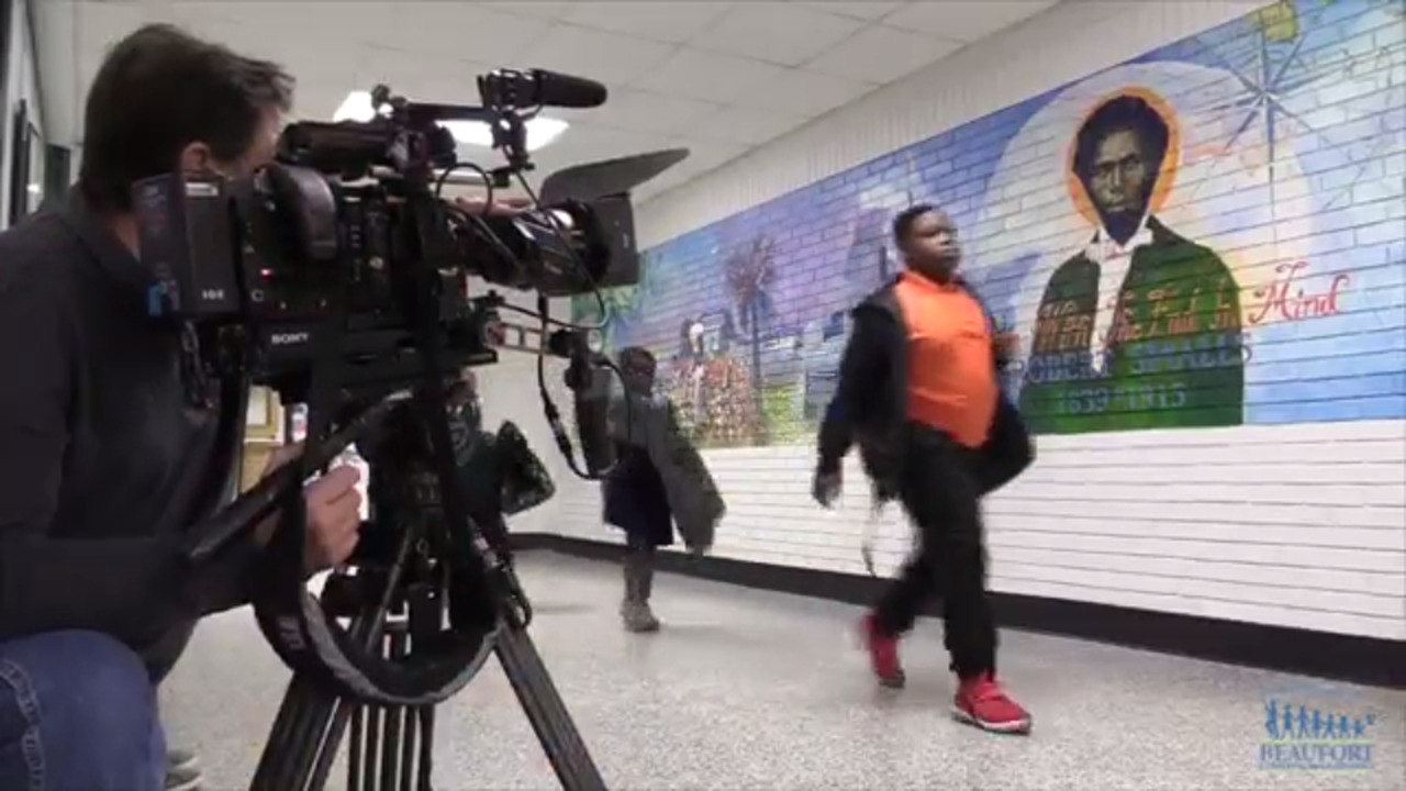 Camera crew from CBS show films at Beaufort’s Robert Smalls International Academy