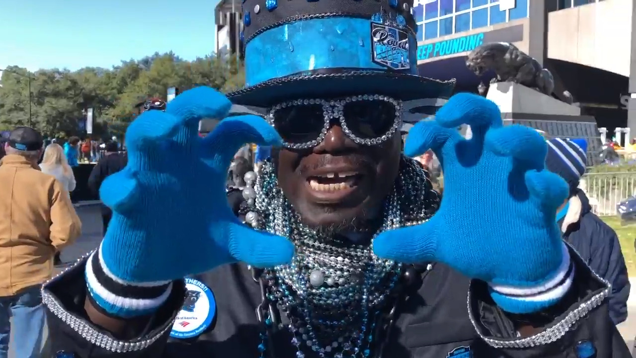 Ready for Falcons, Panthers fans show spirit on Mint Street