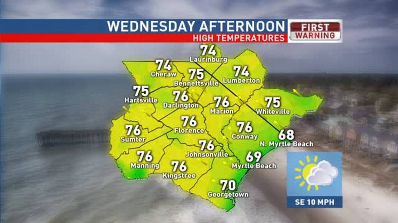 Myrtle Beach weather forecast for 2.22 | Myrtle Beach Sun News