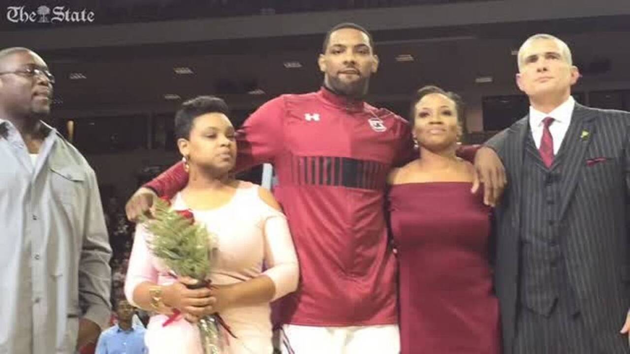 South Carolina honors basketball seniors